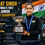 Anahat Singh Becomes India’s First World Junior Squash Champion