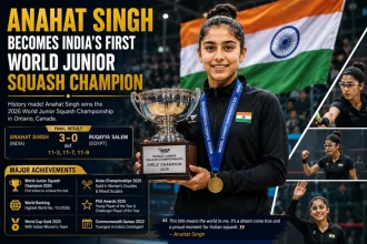 Anahat Singh Becomes India’s First World Junior Squash Champion