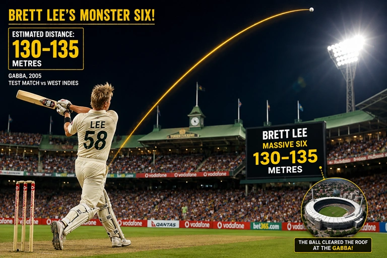 Brett Lee 130–135 metres