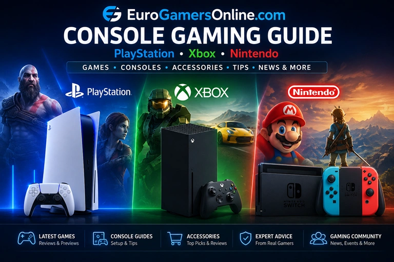 EuroGamersOnline.com console gaming guide for PlayStation Xbox and Nintendo