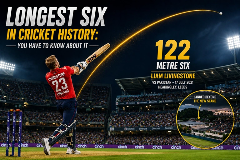 Longest Six in Cricket History You Have to Know About It